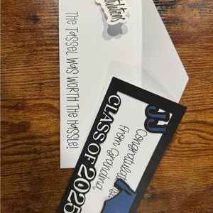 Custom Graduation Card made to your school colors.